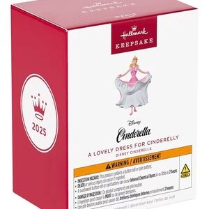Hallmark Keepsake Disney Cinderella Musical Ornament